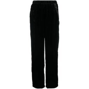 Goldhawk Women Velvet Wide-Leg Trousers